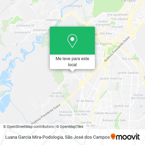 Luana Garcia Mira-Podologia mapa