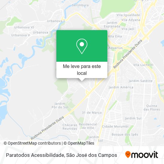 Paratodos Acessibilidade mapa