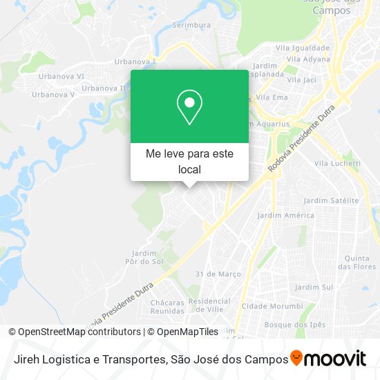 Jireh Logistica e Transportes mapa