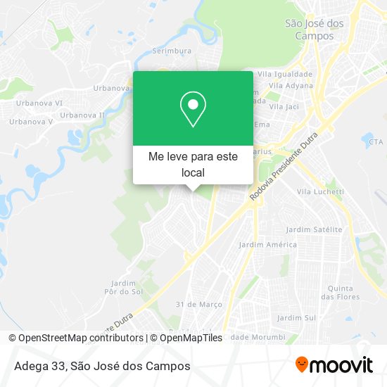 Adega 33 mapa