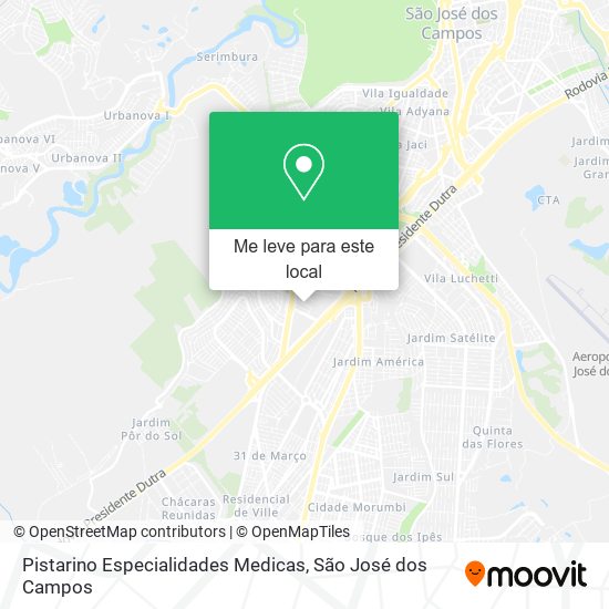 Pistarino Especialidades Medicas mapa