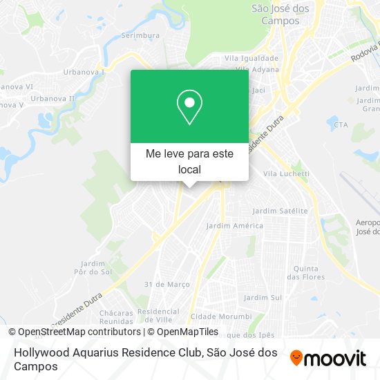 Hollywood Aquarius Residence Club mapa