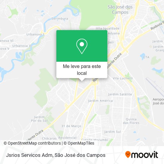 Jsrios Servicos Adm mapa
