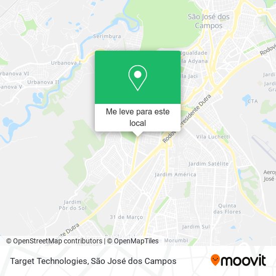 Target Technologies mapa