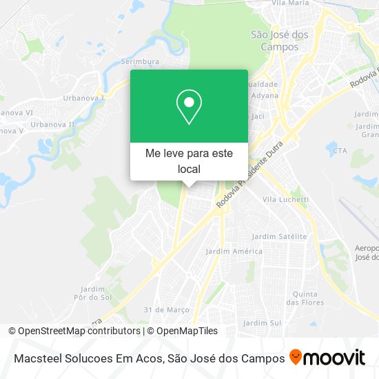 Macsteel Solucoes Em Acos mapa