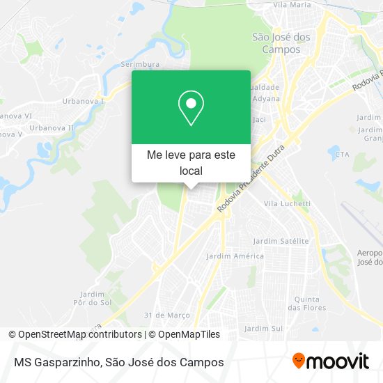 MS Gasparzinho mapa