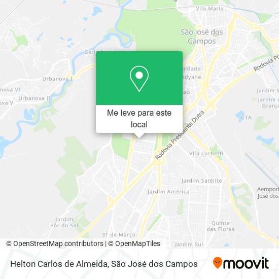 Helton Carlos de Almeida mapa