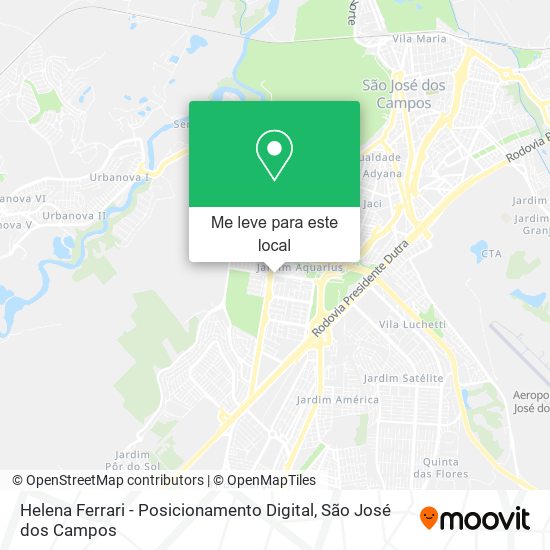 Helena Ferrari - Posicionamento Digital mapa
