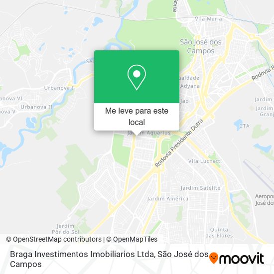 Braga Investimentos Imobiliarios Ltda mapa