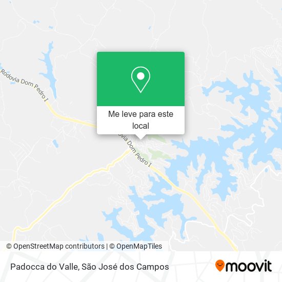 Padocca do Valle mapa