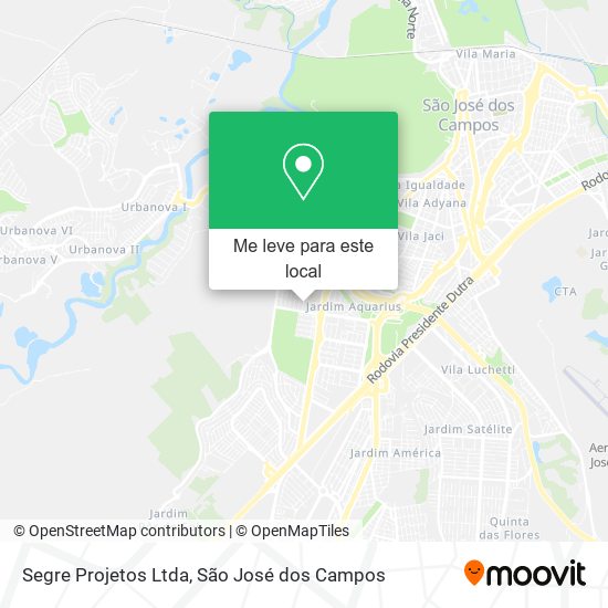 Segre Projetos Ltda mapa