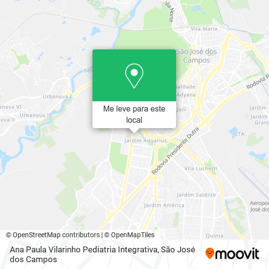 Ana Paula Vilarinho Pediatria Integrativa mapa