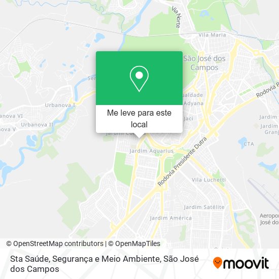 Sta Saúde, Segurança e Meio Ambiente mapa