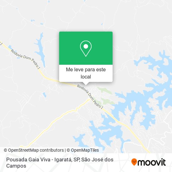 Pousada Gaia Viva - Igaratá, SP mapa