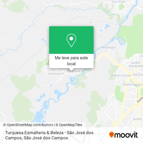 Turquesa Esmalteria & Beleza - São José dos Campos mapa