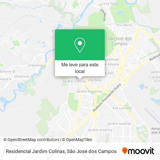 Residencial Jardim Colinas mapa