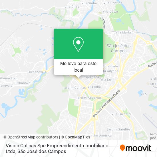 Vision Colinas Spe Empreendimento Imobiliario Ltda mapa