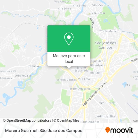 Moreira Gourmet mapa
