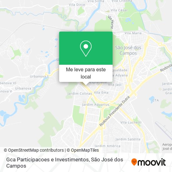 Gca Participacoes e Investimentos mapa