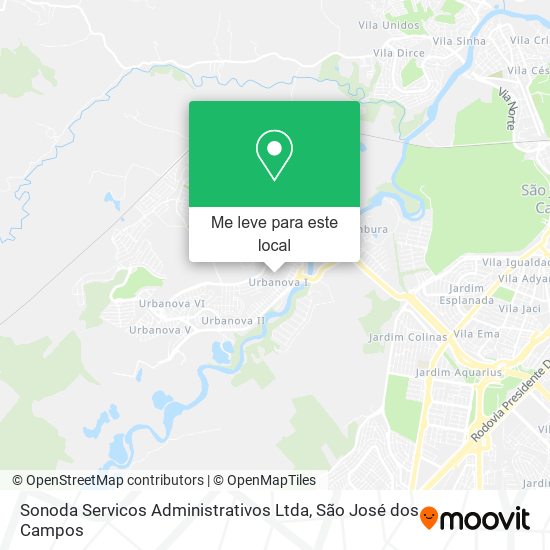 Sonoda Servicos Administrativos Ltda mapa