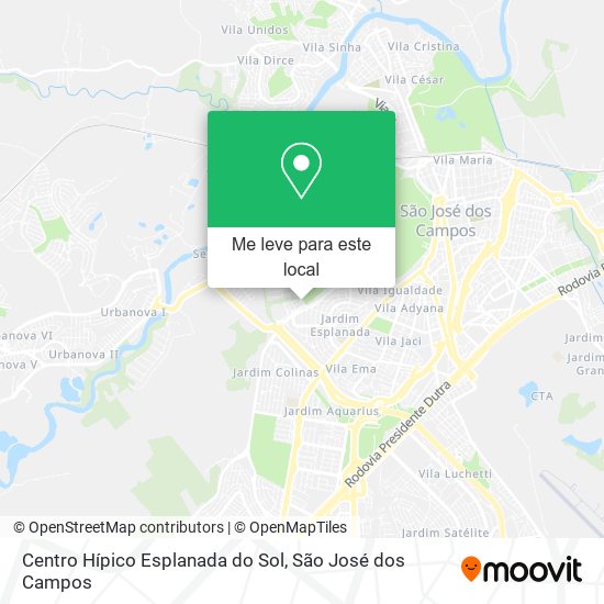 Centro Hípico Esplanada do Sol mapa