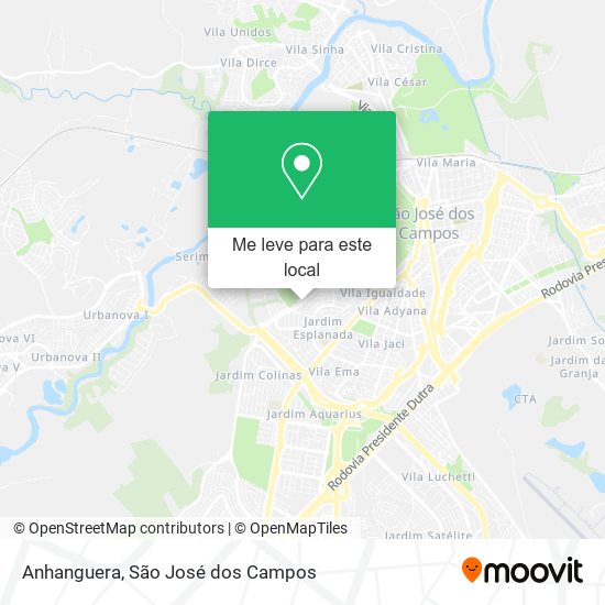 Anhanguera mapa