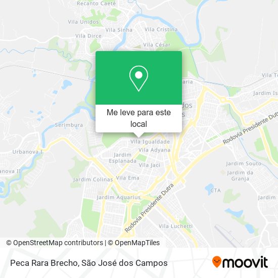 Peca Rara Brecho mapa