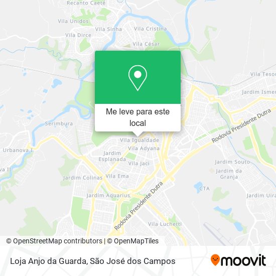 Loja Anjo da Guarda mapa