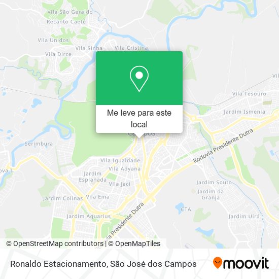 Ronaldo Estacionamento mapa
