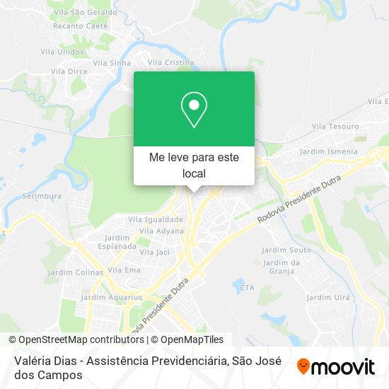 Valéria Dias - Assistência Previdenciária mapa