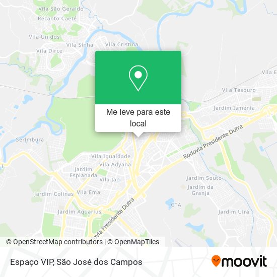 Espaço VIP mapa