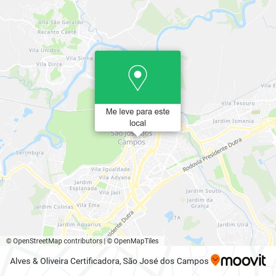 Alves & Oliveira Certificadora mapa