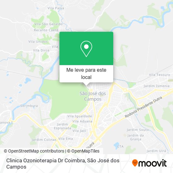 Clinica Ozonioterapia Dr Coimbra mapa
