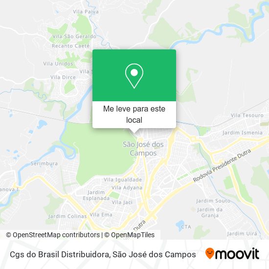 Cgs do Brasil Distribuidora mapa