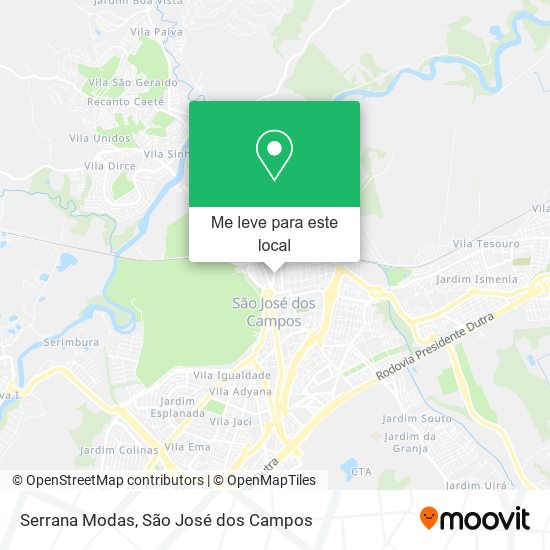 Serrana Modas mapa