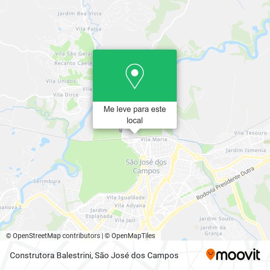 Construtora Balestrini mapa