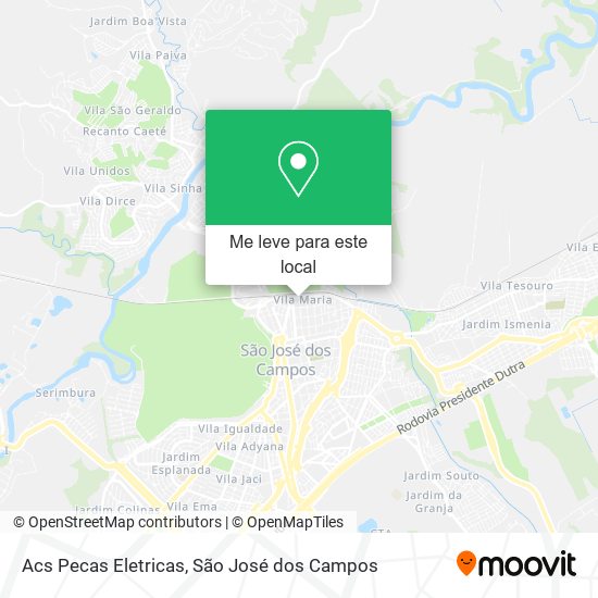 Acs Pecas Eletricas mapa