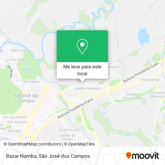 Bazar Namba mapa