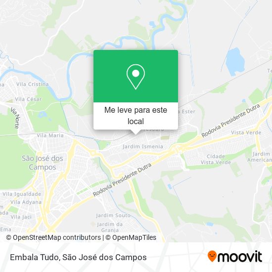 Embala Tudo mapa