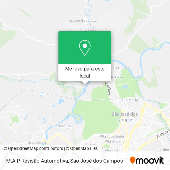 M.A.P Revisão Automotiva mapa