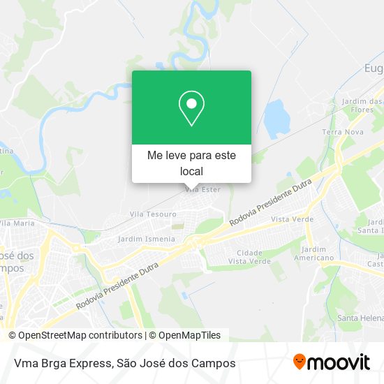 Vma Brga Express mapa