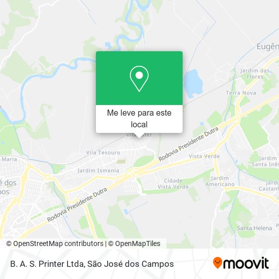 B. A. S. Printer Ltda mapa