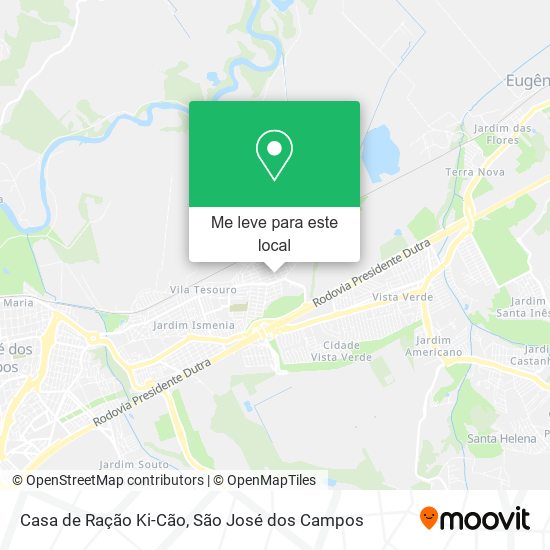 Casa de Ração Ki-Cão mapa