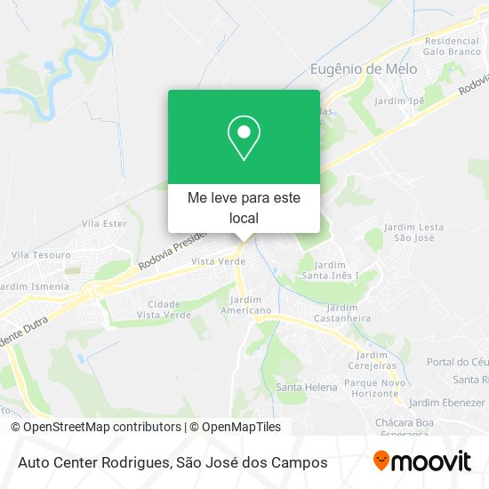 Auto Center Rodrigues mapa