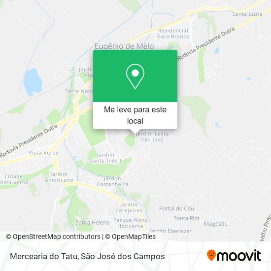 Mercearia do Tatu mapa