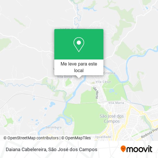 Daiana Cabelereira mapa