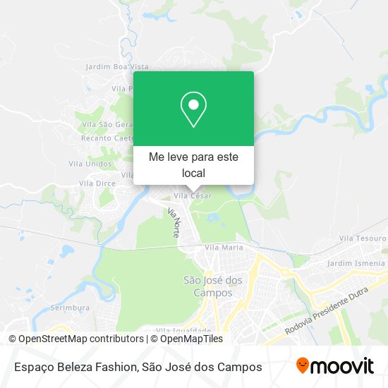 Espaço Beleza Fashion mapa