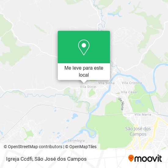 Igreja Ccdfi mapa