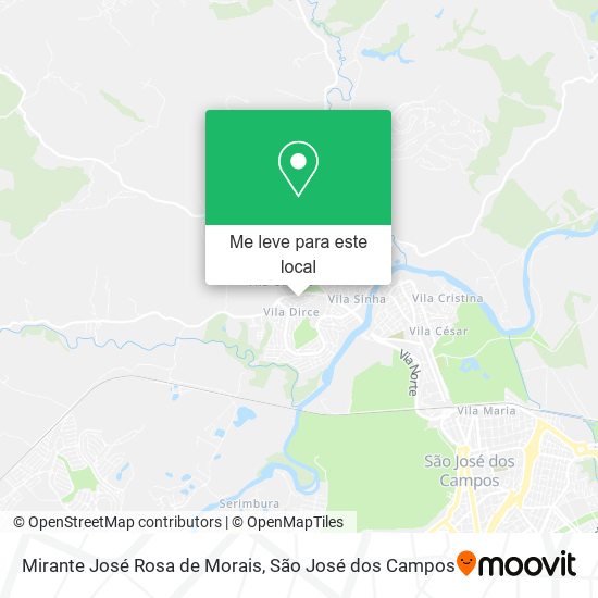 Mirante José Rosa de Morais mapa