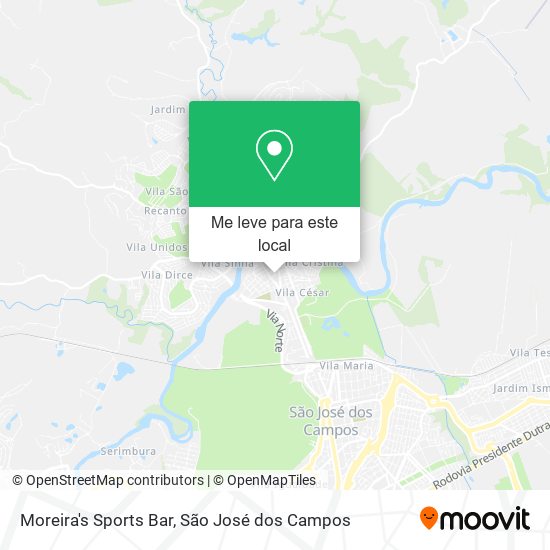 Moreira's Sports Bar mapa